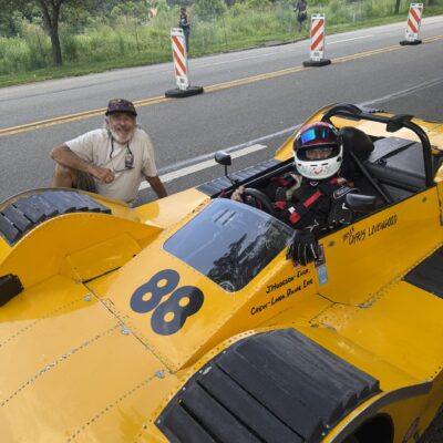 Chris Livengood in the Suzuki GT750 powered DSR
