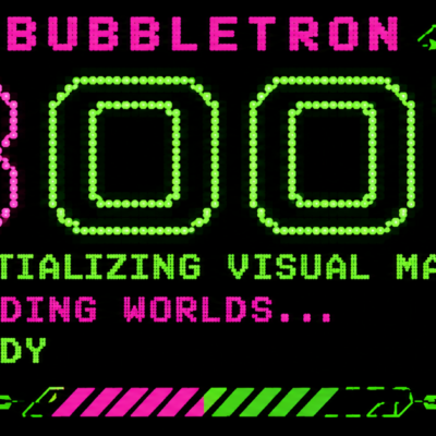 Bubbletron Portable LED Screen and Bubble Machine